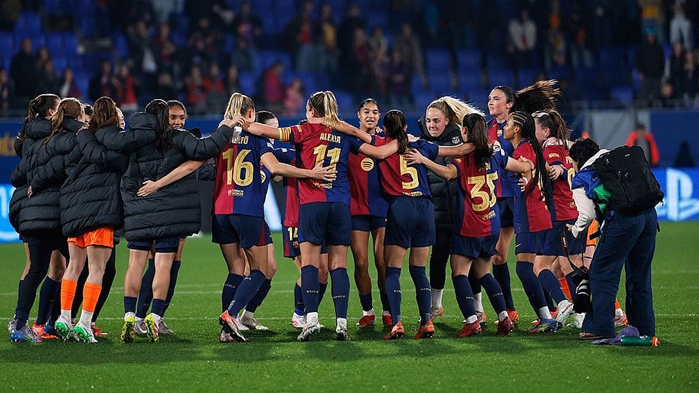 | Photo: AP/Joan Monfort : FC Bareclona will look to secure a place in the UEFA Women's Champions League 2024-25 finals with a win against Chelsea.