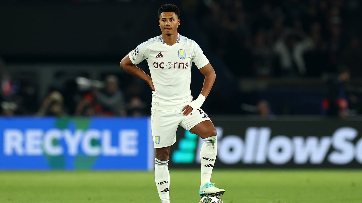 File : Ollie Watkins pictured during Aston Villa's Champions League defeat to Paris Saint-Germain.