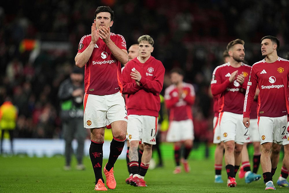 | Photo: AP/Jon Super : Europa League: Manchester United vs Olympique Lyonnais