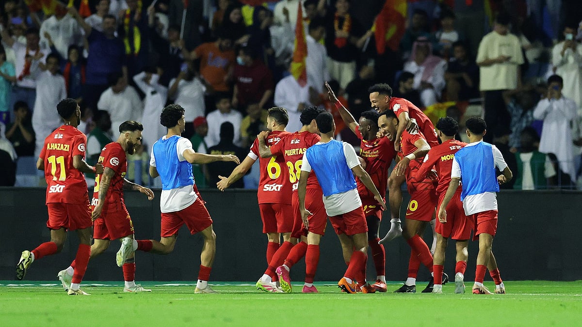 Al-Qadsiah's match-winner Pierre-Emerick Aubameyang
