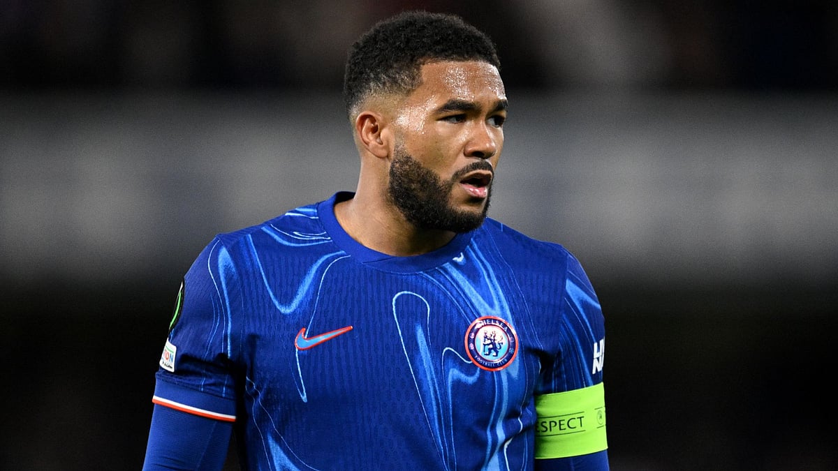 James looks on during Chelsea's defeat to Legia Warszawa