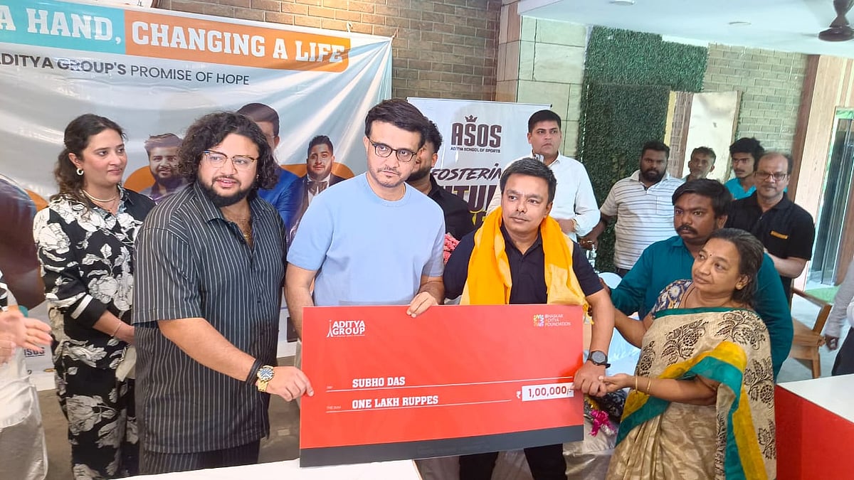 Special Arrangement : Sourav Ganguly hosted a fundraiser in Kolkata to support Subhankar “Subho” Das.