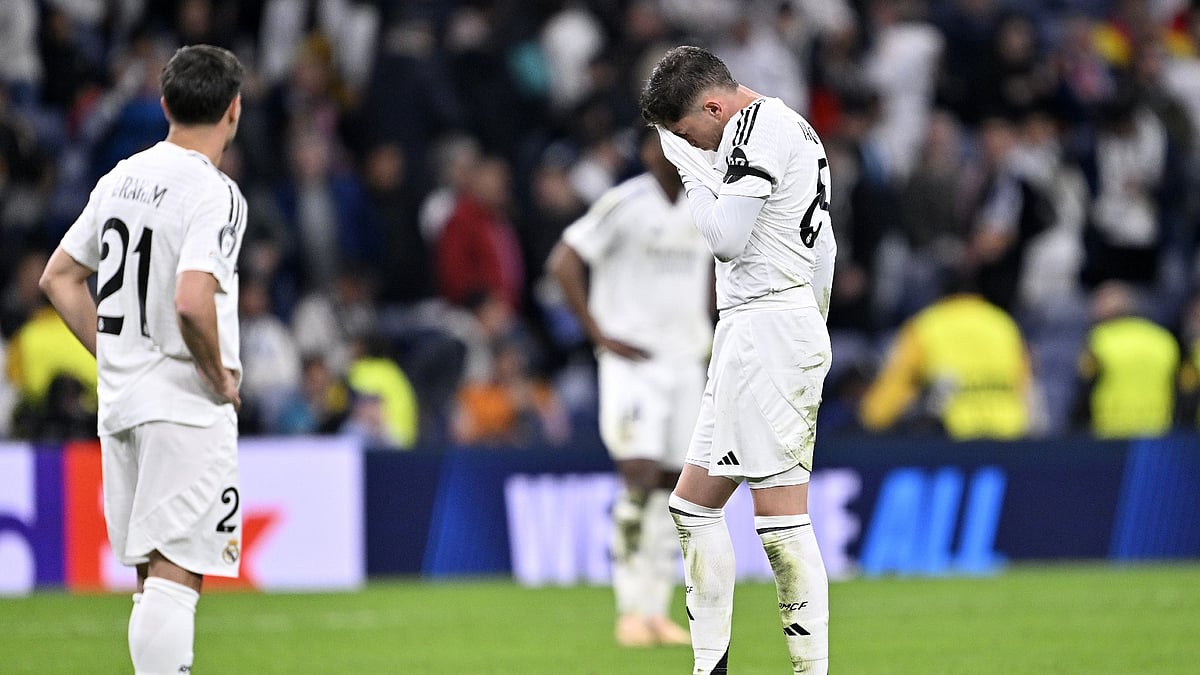 Real Madrid were knocked out of the Champions League