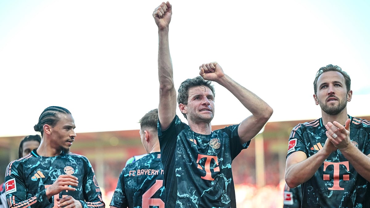 Bayern Munich celebrate