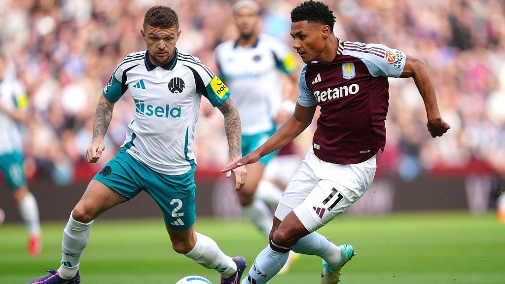 AP/David Davies : Newcastle have equalised at Aston Villa after Watkins opener.