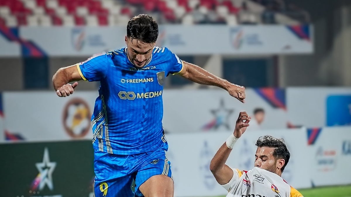 Photo: X | Kerala Blasters FC : Kerala Blasters FC Vs East Bengal FC match during the Super Cup 2025 in Bhubaneswar.