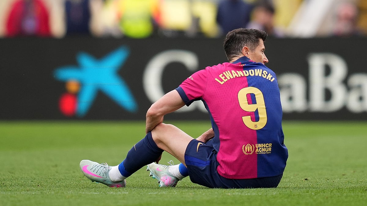File : Barcelona's Robert Lewandowski