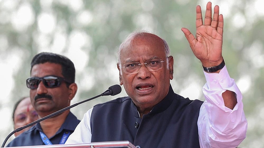 | Photo: PTI/File : Mallikarjun Kharge 