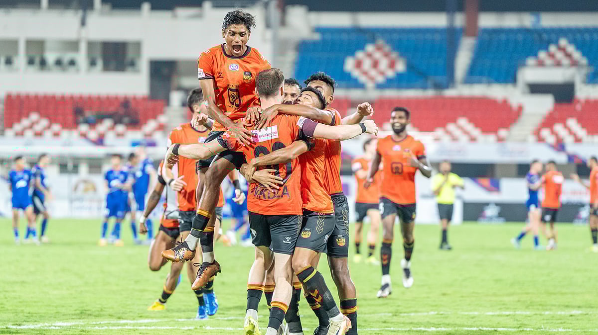 | Photo: AIFF Media : Inter Kashi players celebrate