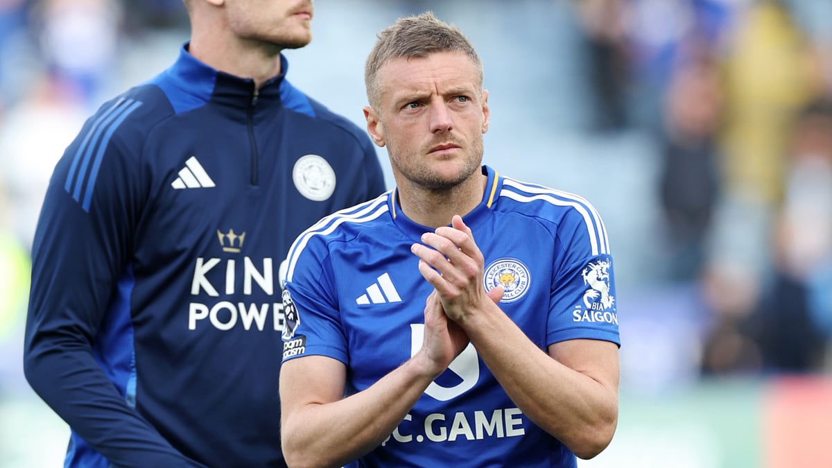 Jamie Vardy is leaving Leicester.