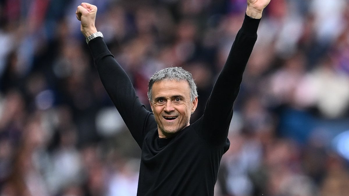 PSG boss Luis Enrique.