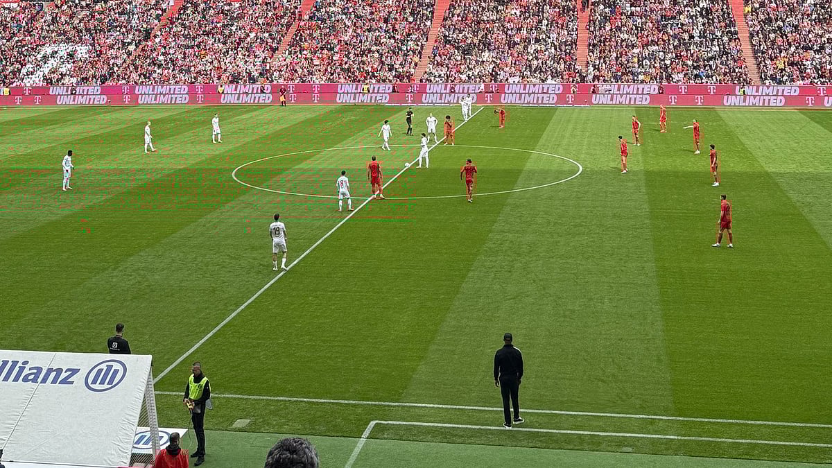 Photo: X | FC Bayern : Bayern Munich Vs Mainz match of the Bundesliga 2024-25 at Allianz Arena.