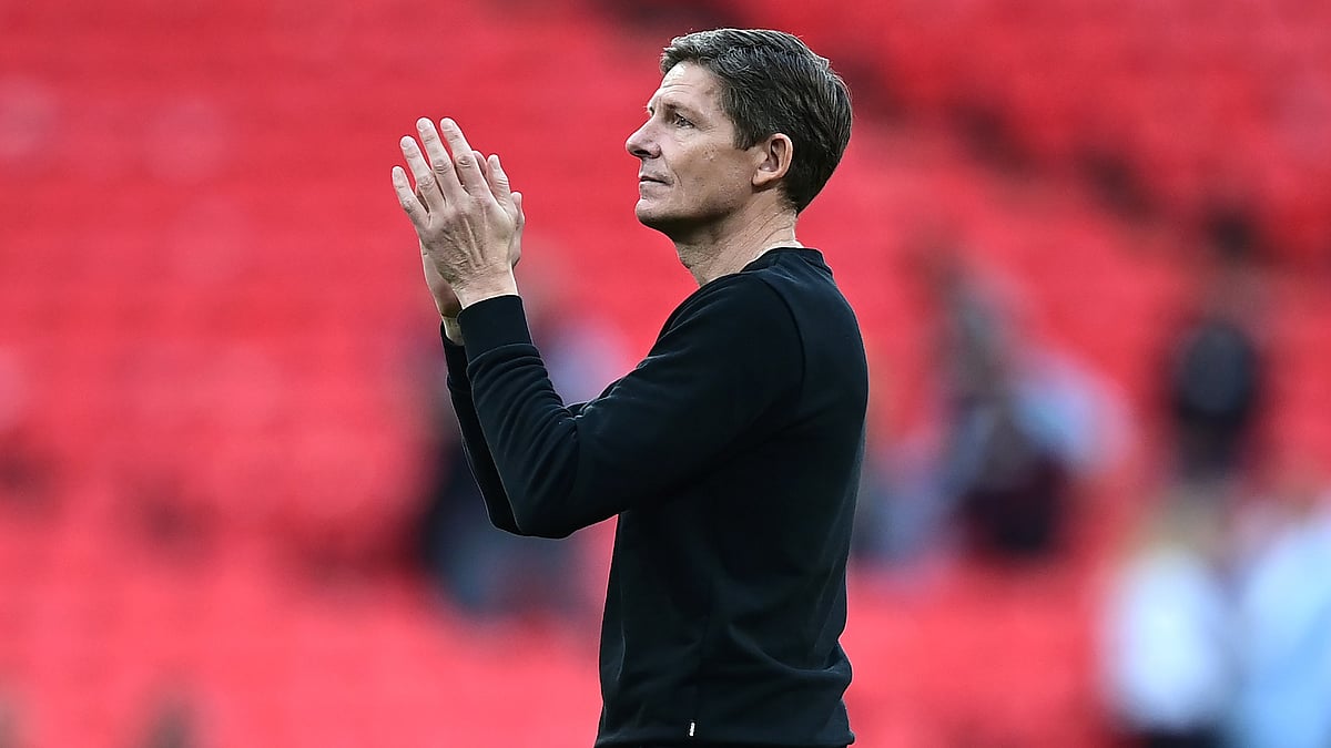 Palace boss Oliver Glasner at Wembley
