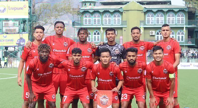 Instagram | Churchill Brothers FC Goa : Churchill Brother FC Goa team line-up.