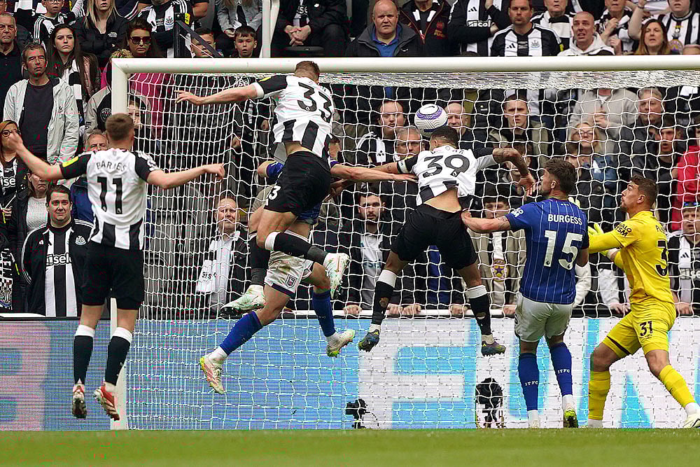 | Photo: Owen Humphreys/PA via AP : EPL: Newcastle United vs Ipswich Town