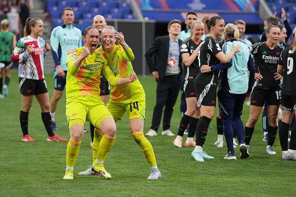 | Photo: AP/Thibault Camus : Women's Champions League: Arsenal vs Lyon