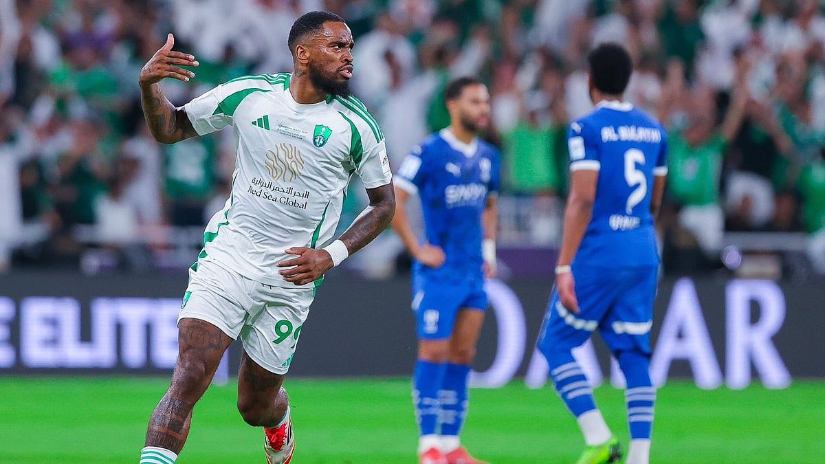 | Photo: X / ALAHLI_FCEN : Al-Ahli Saudi's Ivan Toney celebrates after scoring against Al-Hilal in the AFC Champions League 2024-25.