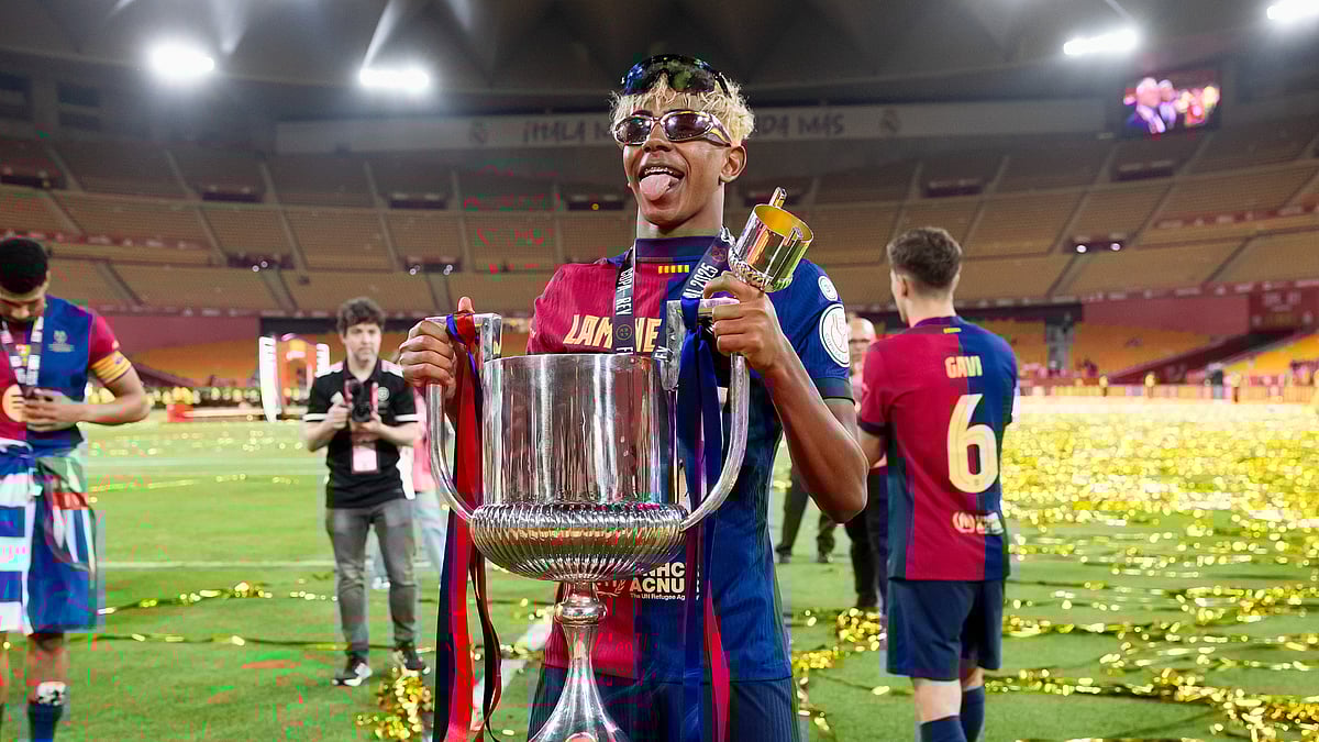 Lamine Yamal helped Barcelona lift the Copa del Rey title last weekend