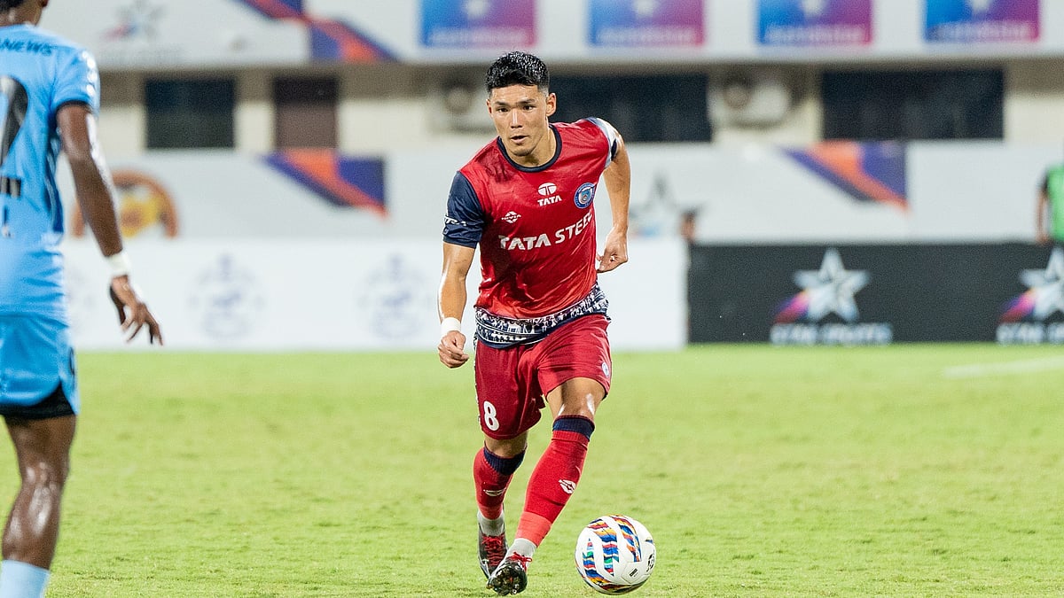 | Photo: AIFF Media : Jamshedpur FC's Rei Tachikawa against Mumbai City in Kalinga Super Cup 2025.