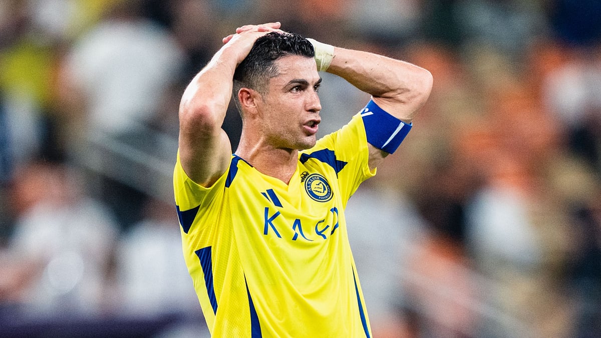 Cristiano Ronaldo during Al-Nassr's loss