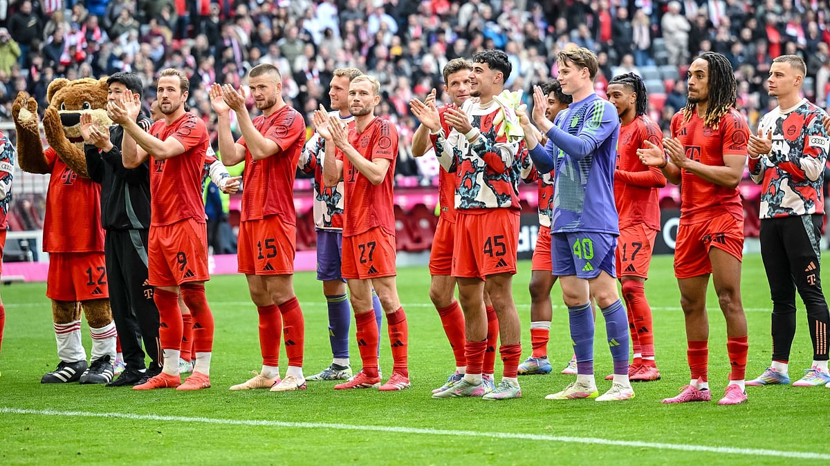 Bayern Munich celebrate