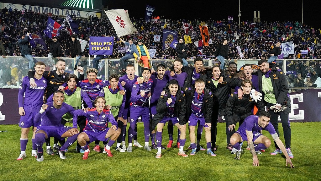 | Photo: Marco Bucco/LaPresse via AP : Fiorentina are looking for a third consecutive UEFA Conference League final appearance.