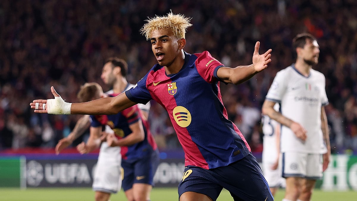 Barcelona's Lamine Yamal