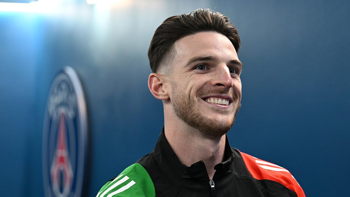 Arsenal midfielder Declan Rice