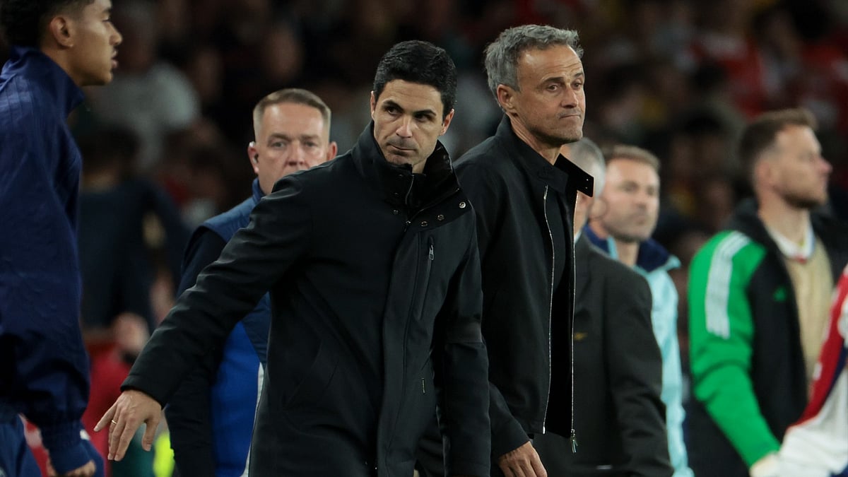 Mikel Arteta and Luis Enrique.
