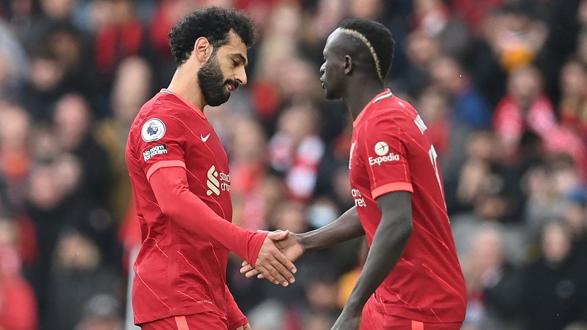 Mohamed Salah and Sadio Mane during their time at Liverpool.