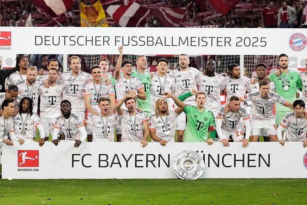 | Photo: AP/Matthias Schrader : Bundesliga 2024-25: FC Bayern Munich and Borussia Moenchengladbach