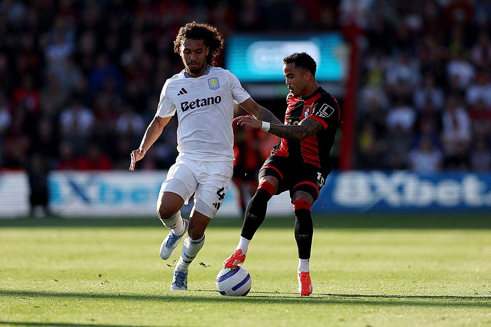 | Photo: Steven Paston/PA via AP : Premier League 2024-25: Bournemouth vs Aston Villa