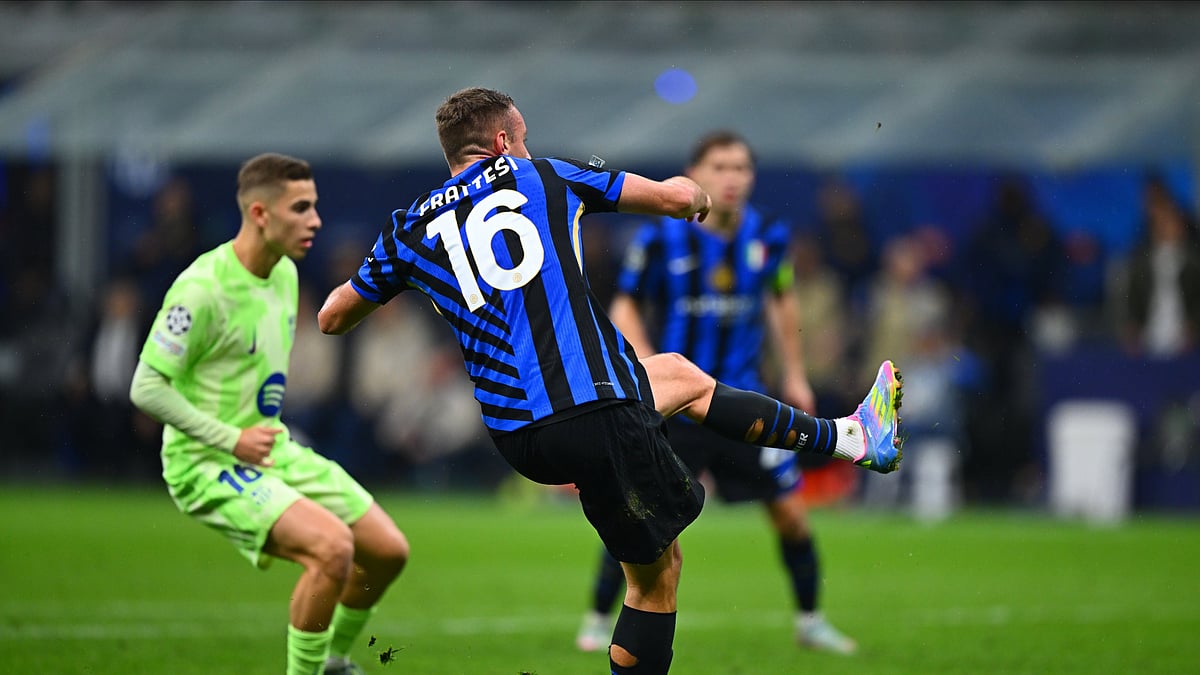 Photo: X | Inter Milan : Inter Milan FC team players during a Serie A match.