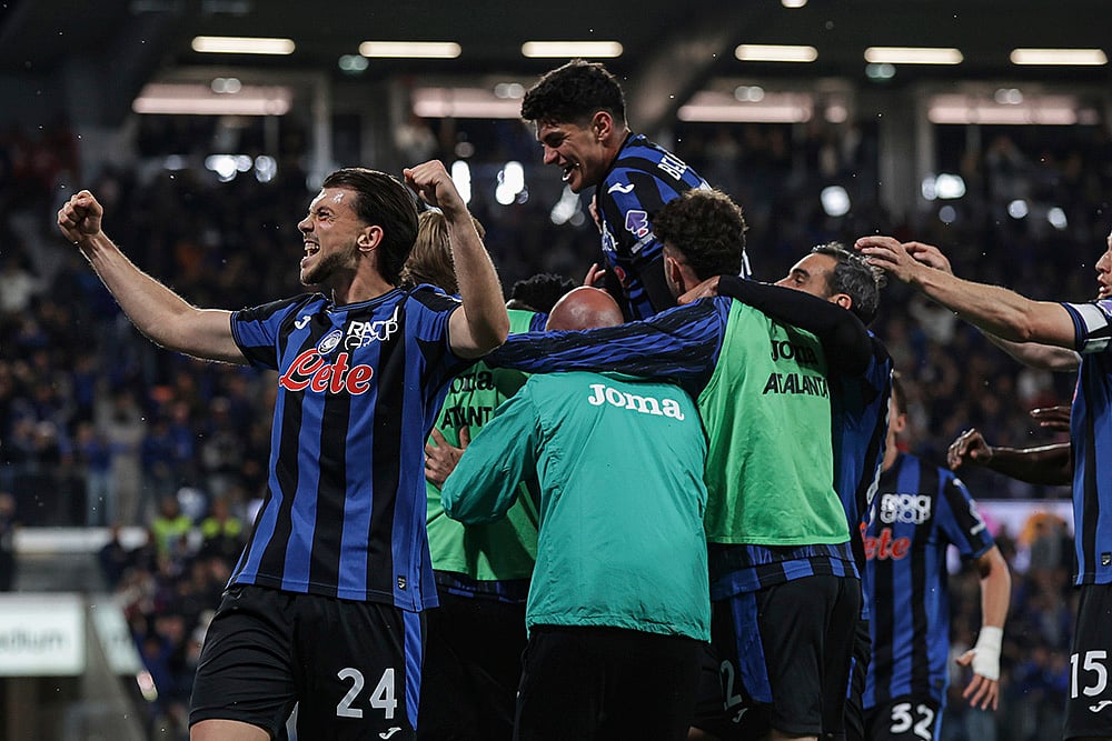| Photo: Stefano Nicoli/LaPresse via AP : Serie A 2024-25: Atalanta Bergamo vs AS Roma