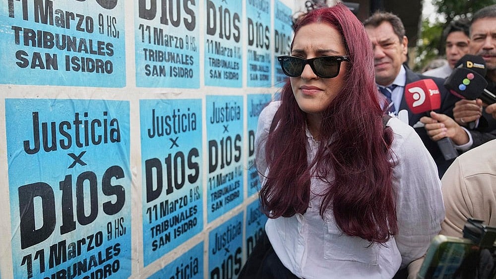 | Photo: AP/Natacha Pisarenko : Argentina Maradona Trial: Jana Maradona, daughter Diego Maradona