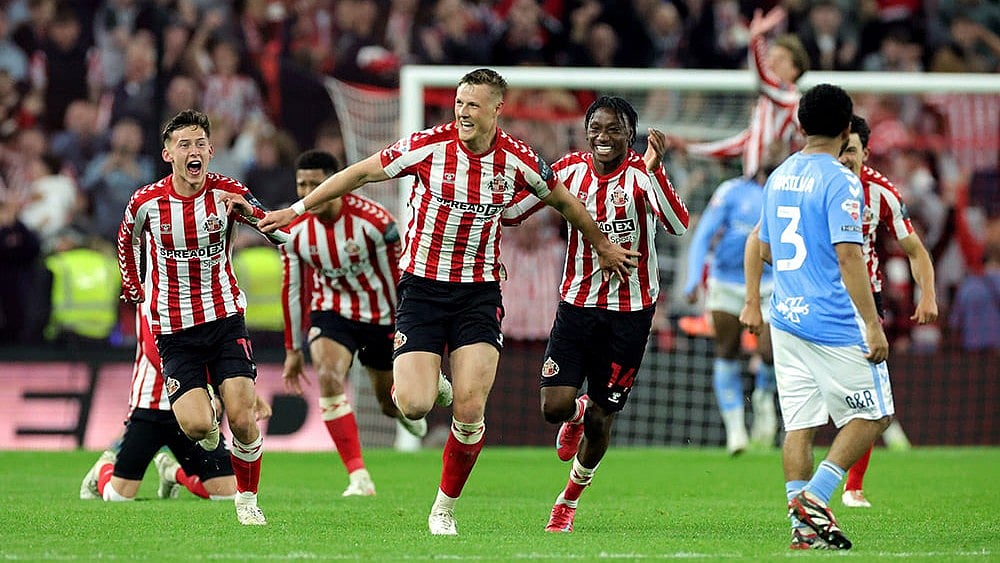 Photo: Steve Welsh/PA via AP : Britain Soccer: Coventry City vs Sunderland