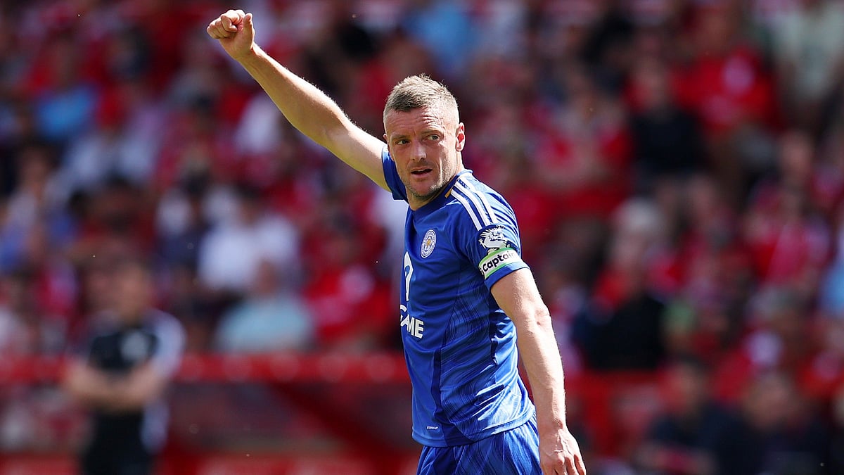 Jamie Vardy is leaving Leicester.
