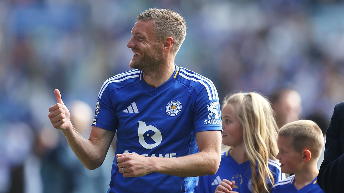 File : Leicester City captain Jamie Vardy.