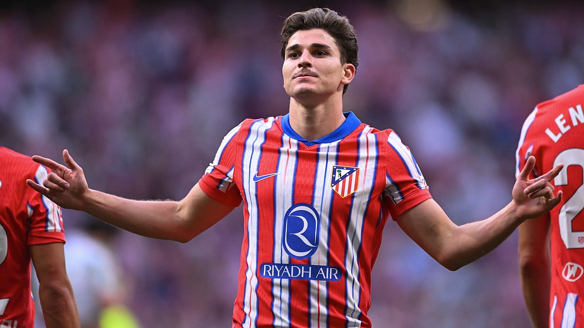 Julian Alvarez scored twice on Sunday