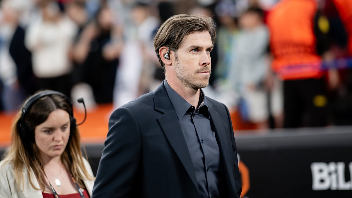 Gareth Bale at the Europa League final