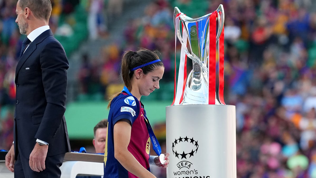 Aitana Bonmati at the Champions League final