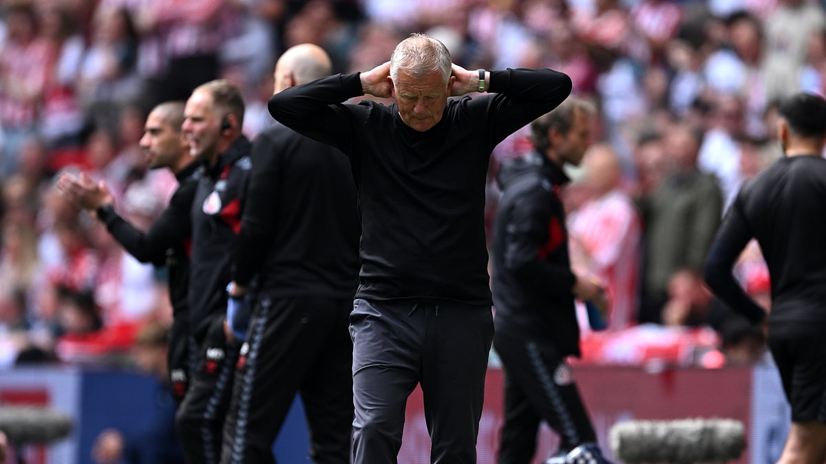 Chris Wilder at the Championship play-off final