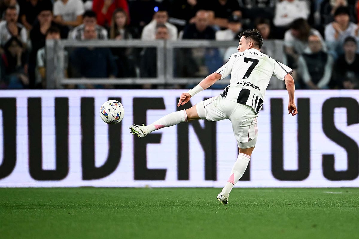 | Photo: X/juventusfcen : Juventus' Francisco Conceicao playing against Udinese in Serie A 2024-25.