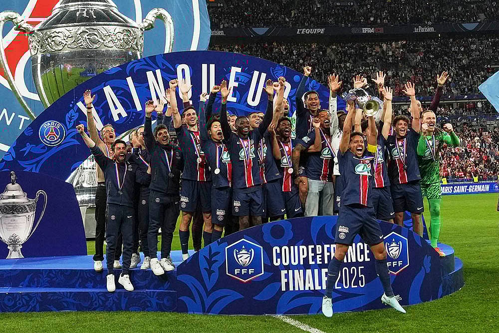 | Photo: AP/Aurelien Morissard : Coupe De France: Paris Saint-Germain vs Stade De Reims