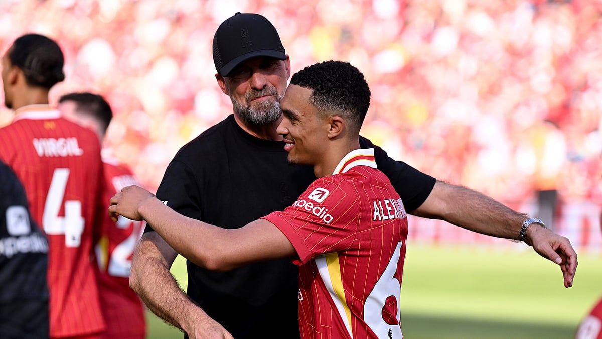 Jurgen Klopp and Trent Alexander-Arnold during their time together at Liverpool