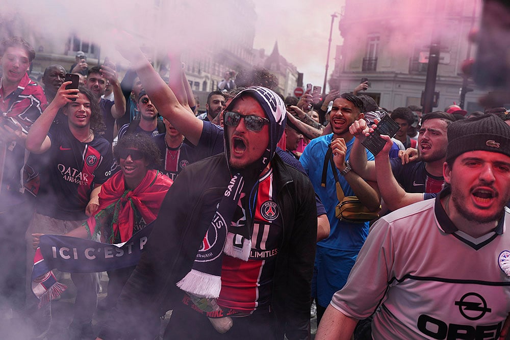 | Photo: AP/Thibault Camus : PSG Champions League Celebrations