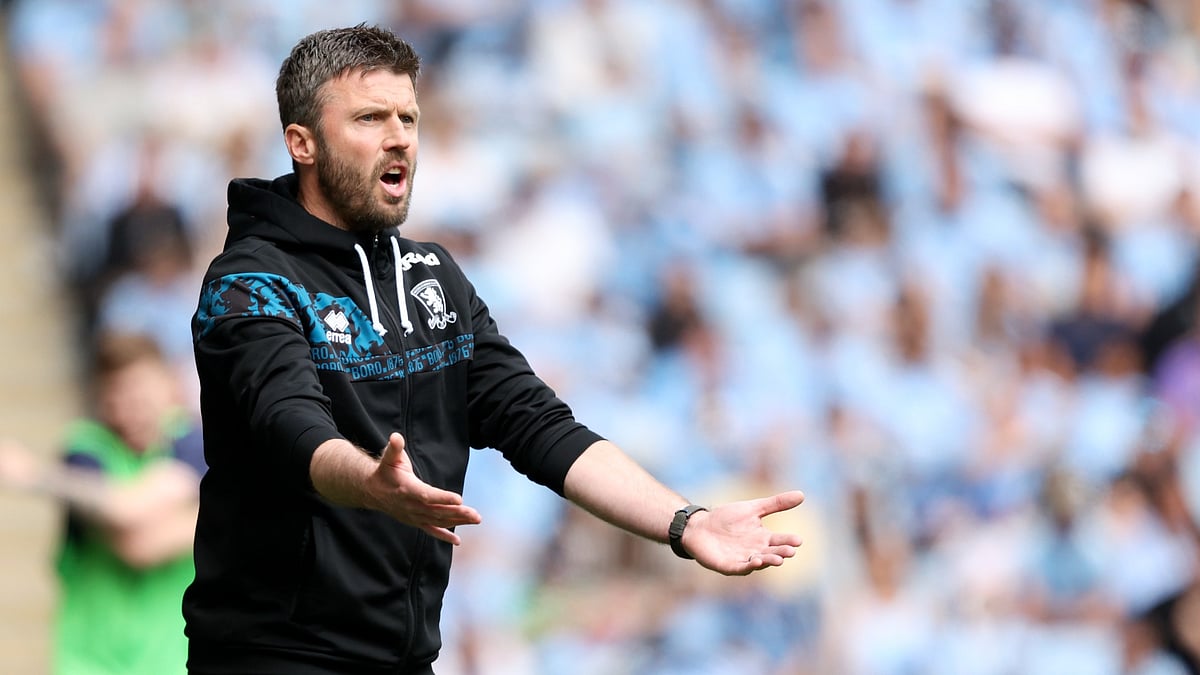 Michael Carrick pictured during Middlesbrough's final-day defeat to Coventry City