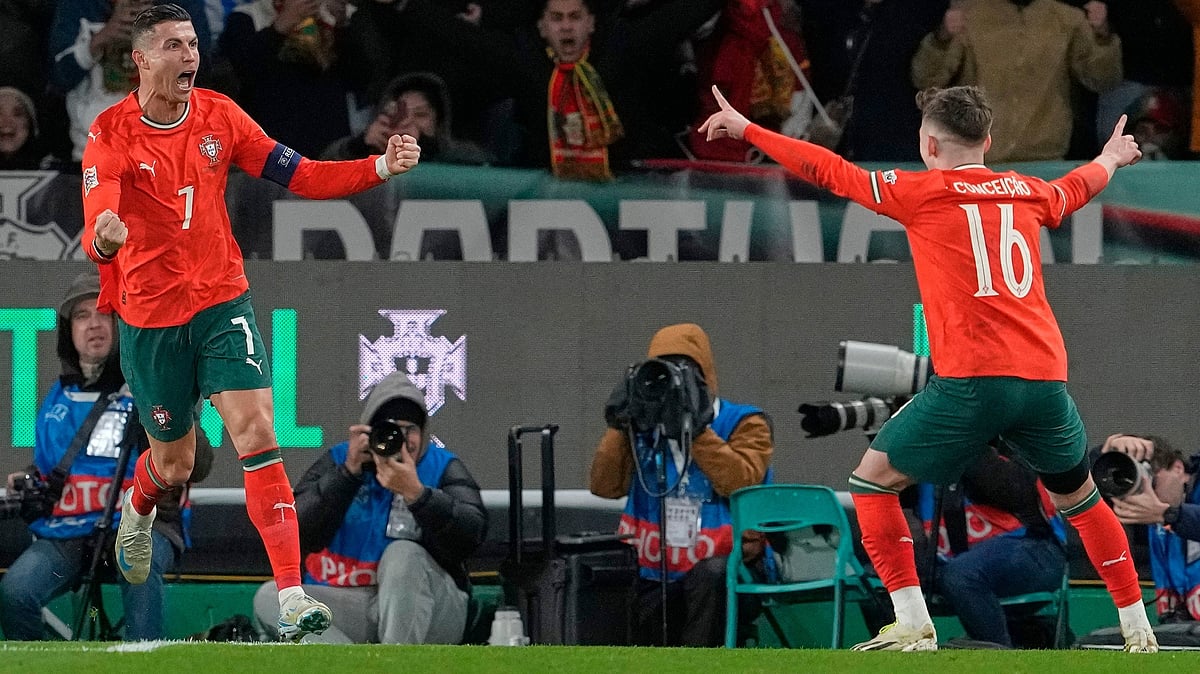 | Photo: AP/Armando Franca : File photo of Cristiano Ronaldo in action for Portugal in the UEFA Nations League.