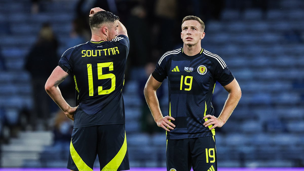 Scotland's Lewis Ferguson and John Souttar