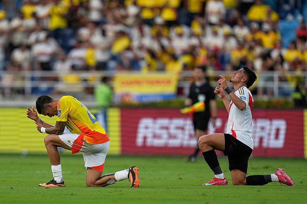 | Photo: AP/Fernando Vergara : FIFA World Cup 2026 CONMEBOL Qualifiers: Colombia vs Peru